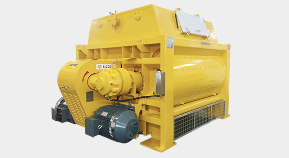 Twin Shaft Concrete Mixers