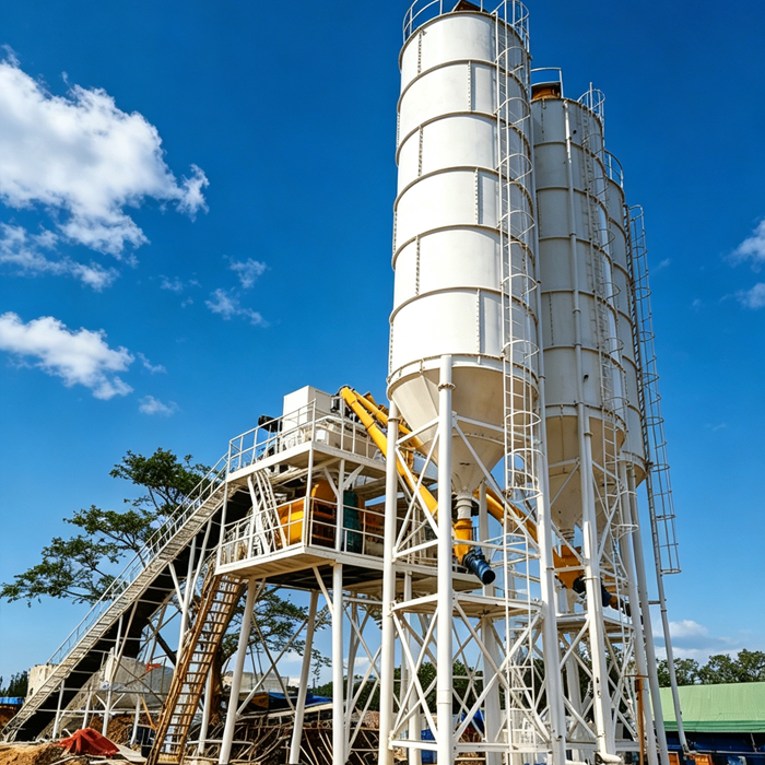 HZS60G Engineering Concrete Batching Plant